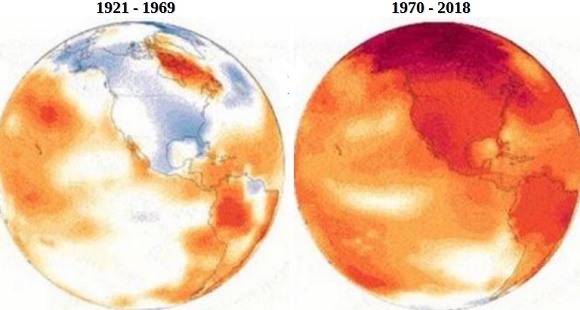 globalne zmiany temperatury na Ziemi